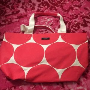 Kate Spade Polka Dot Tote/ Beach Bag